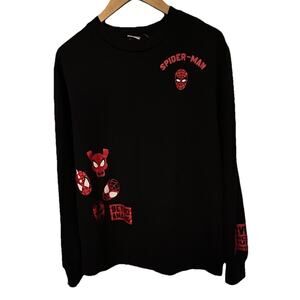 Spider-Man Across the Spiderverse Women's XL Marvel Beyond Amazing Sweatshirtre